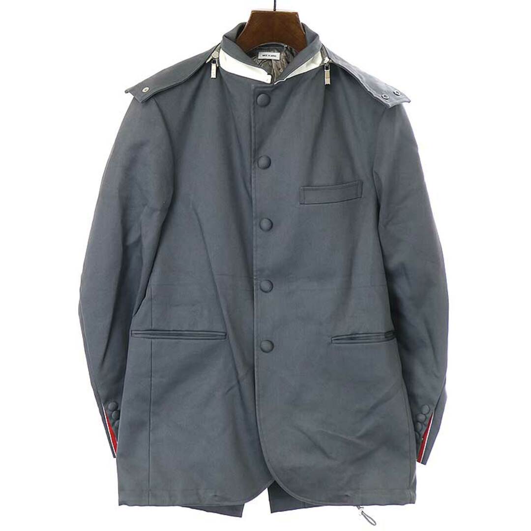 THOM BROWNE トム ブラウン ウールジップアップフーデッドジャケット