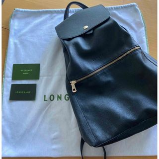 ロンシャン(LONGCHAMP)のロンシャン　ルフローネ　リュック　ブラック(リュック/バックパック)