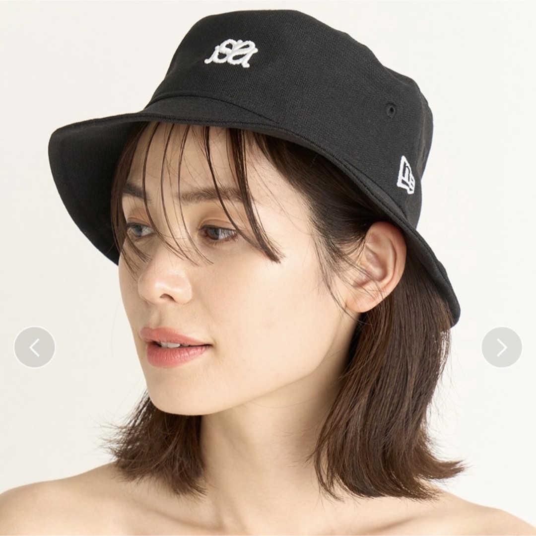 SNIDEL(スナイデル)の【SNIDEL|NEW ERA®】コラボハット ブラック 黒 スナイデル 新品 レディースの帽子(ハット)の商品写真