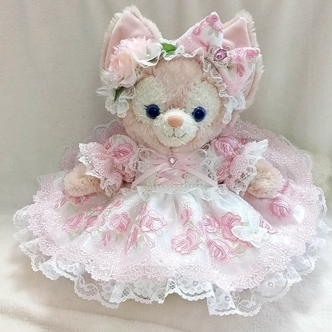 リーナベルコスチューム 1131 Sサイズ用 お花いっぱいベビーピンクコス-