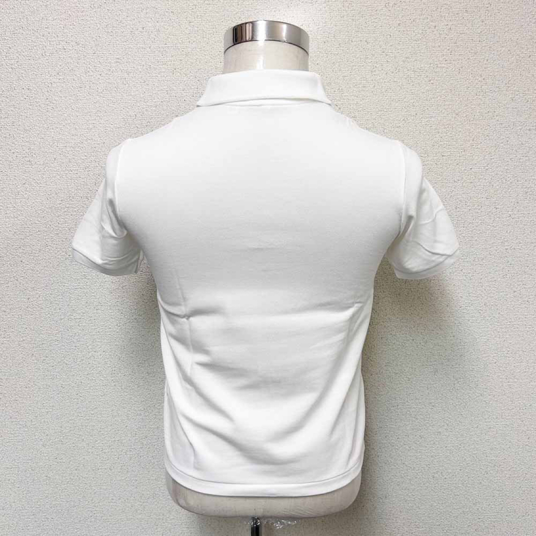 新品 LACOSTE ラコステ 半袖ポロシャツ ホワイト ボーイズ14サイズ