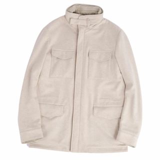 極美品 ロロピアーナ Loro Piana ジャケット トラベラー TRAVELLER リバーシブル カシミヤ ナイロン アウター メンズ S ベージュ(その他)