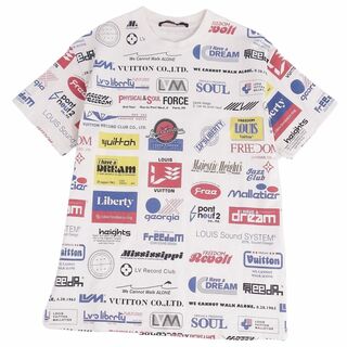 ルイヴィトン(LOUIS VUITTON)の美品 ルイヴィトン LOUIS VUITTON Tシャツ19AW Allover Logos Printed Tee カットソー コットン トップス メンズ イタリア製 XS マルチカラー(Tシャツ/カットソー(半袖/袖なし))