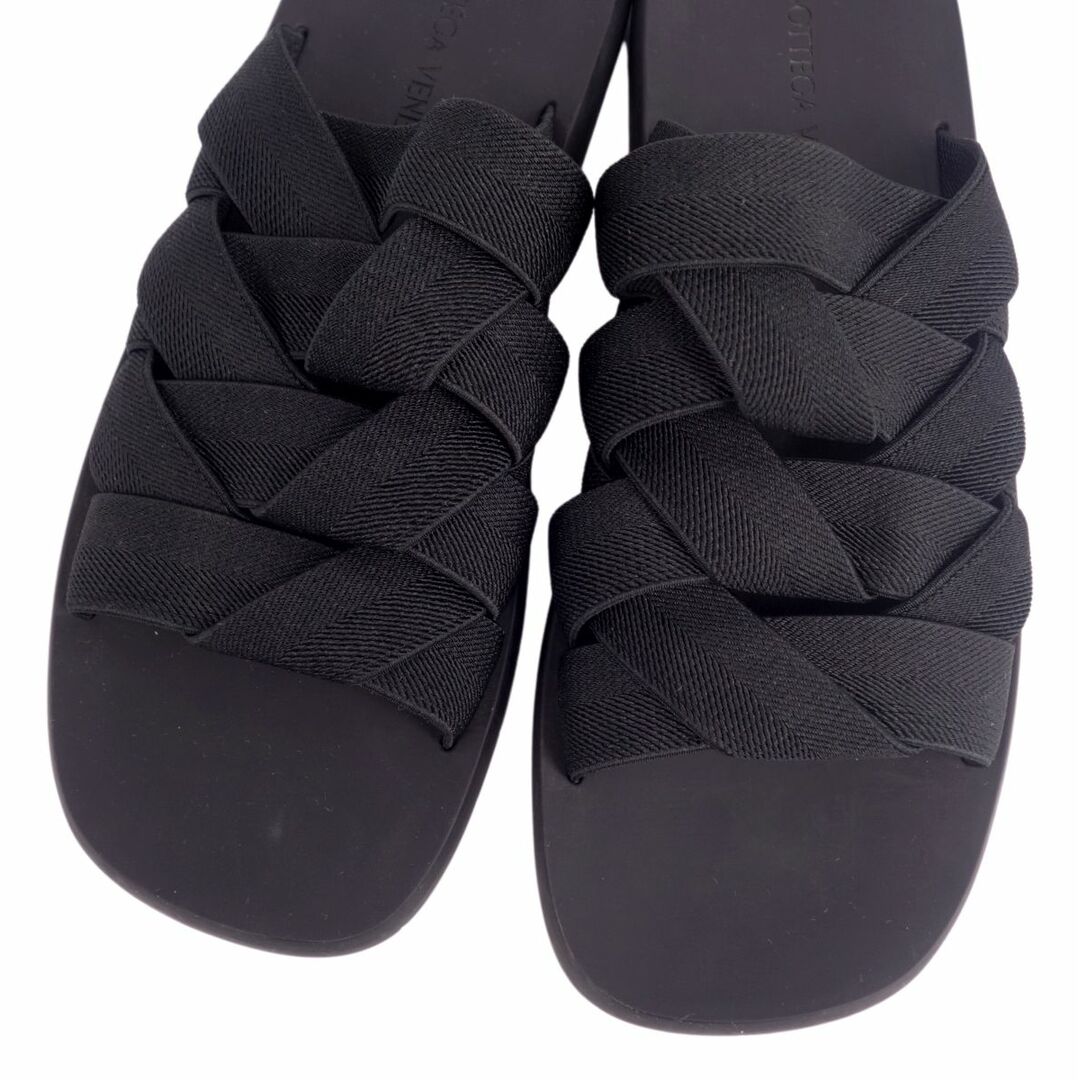 Bottega Veneta(ボッテガヴェネタ)の美品 ボッテガヴェネタ BOTTEGA VENETA サンダル PLAT プラット イントレチャート シューズ 靴 メンズ 44(29cm相当) ブラック メンズの靴/シューズ(サンダル)の商品写真