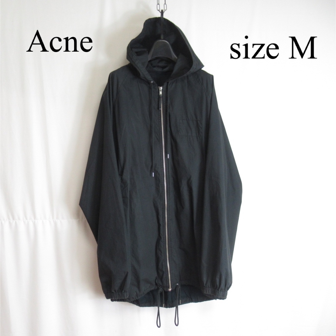 BCMATERIALAcne フーデット ジップ ジャケット ブルゾン フーディー パーカー 46