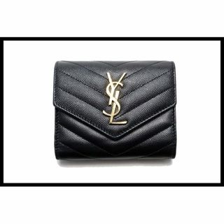 サンローラン(Saint Laurent)のサンローランパリ Vステッチ 3つ折り財布■07ws06047934(財布)