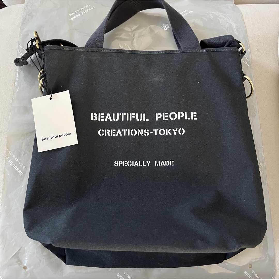 beautiful people(ビューティフルピープル)のbeautiful people army tent tote bag M レディースのバッグ(トートバッグ)の商品写真