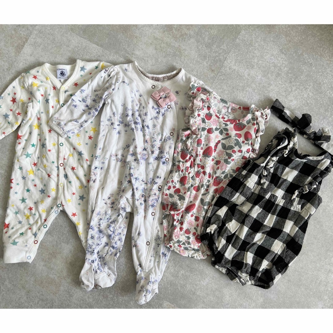 6ヶ月〜9ヶ月 ロンパース 美品 4枚セット next 購入
