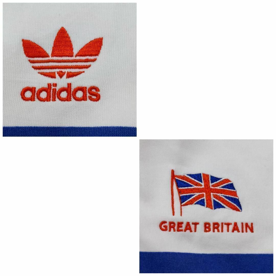 adidas - 襟高 アディダス イギリス ロゴ刺繍トラックジャケット L