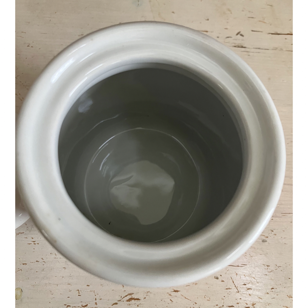 アメリカンカントリー雑貨 コーヒーキャニスター 陶器 保存容器 シュガーポット