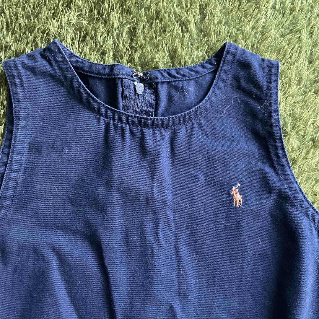 Ralph Lauren(ラルフローレン)のRALPH LAUREN デニムジャンパースカート キッズ/ベビー/マタニティのキッズ服女の子用(90cm~)(ワンピース)の商品写真