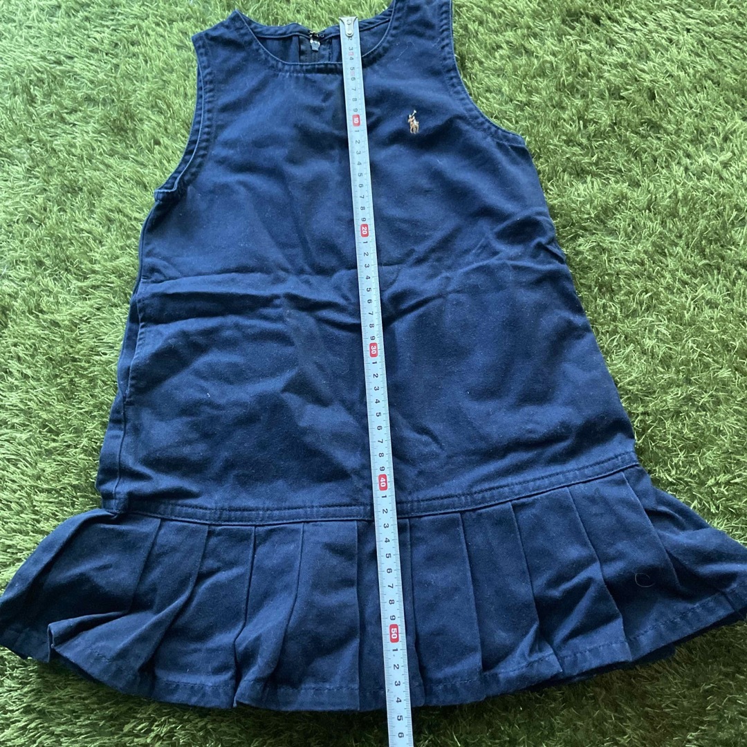 Ralph Lauren(ラルフローレン)のRALPH LAUREN デニムジャンパースカート キッズ/ベビー/マタニティのキッズ服女の子用(90cm~)(ワンピース)の商品写真