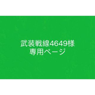 武装戦線4649様専用ページ(アニメ/ゲーム)