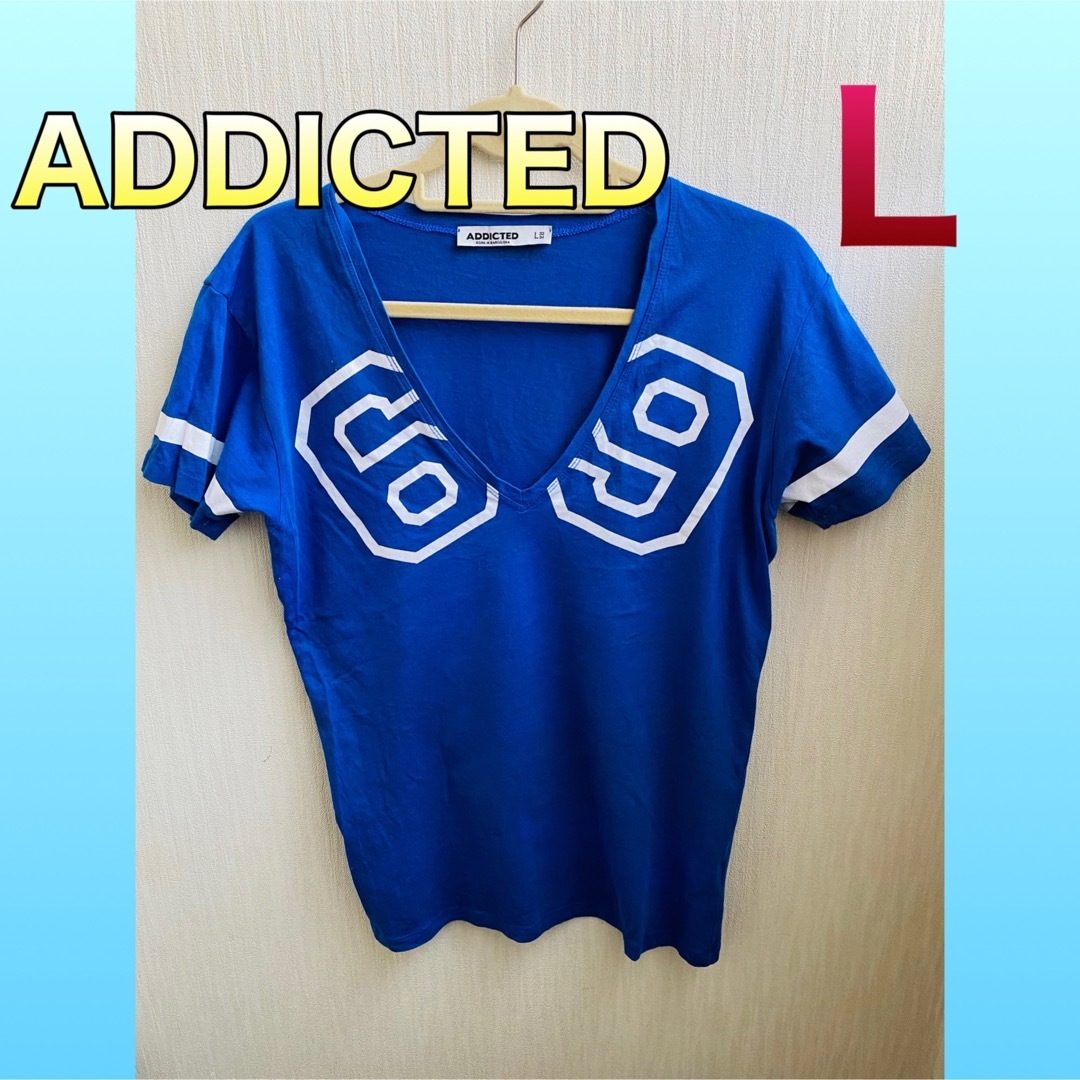 ADDICTED(アディクテッド)のアディクテッド マッスル Tシャツ Lサイズ メンズのトップス(Tシャツ/カットソー(半袖/袖なし))の商品写真