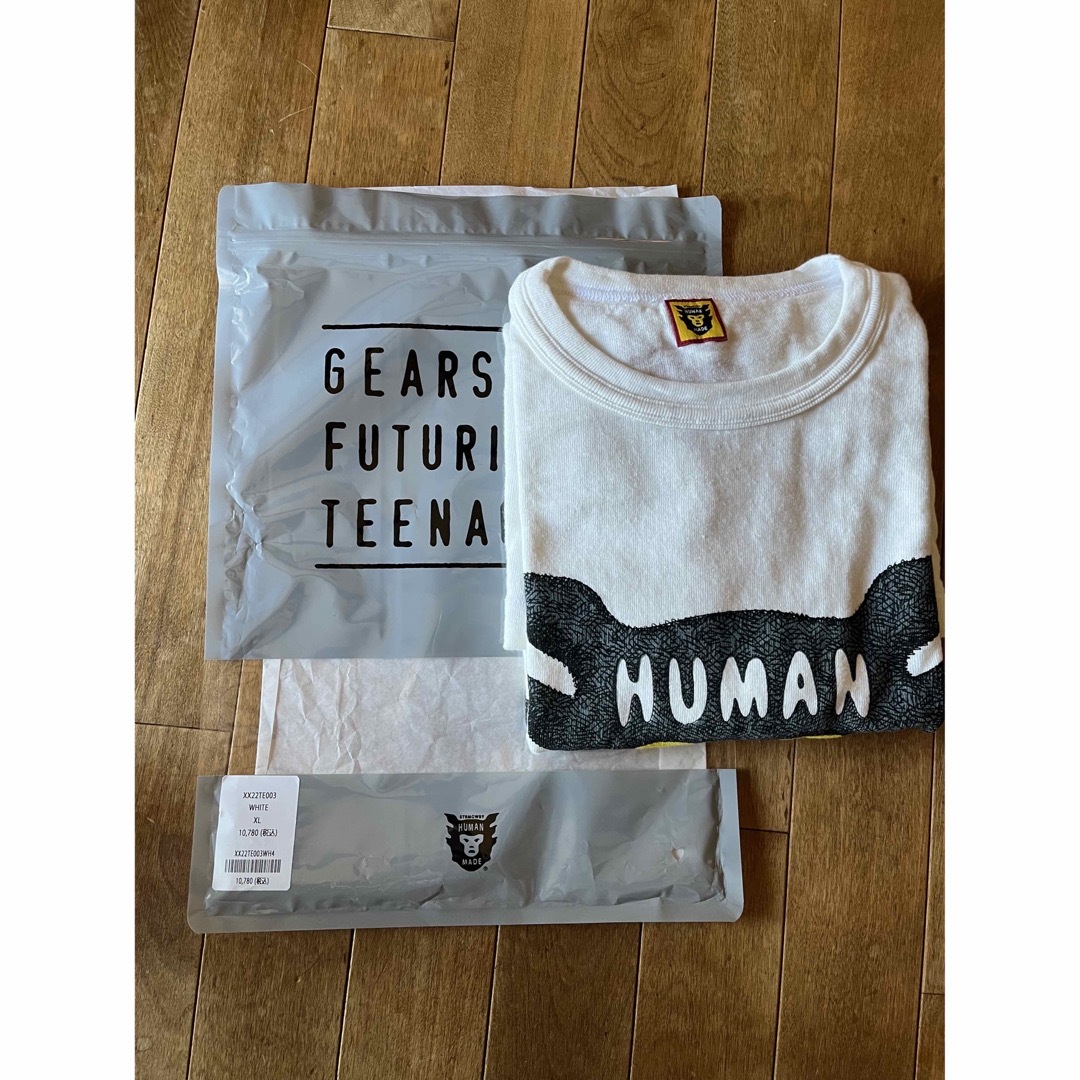 HUMAN MADE(ヒューマンメイド)のhuman made ヒューマンメイド kaws カウズ コラボ tシャツ XL メンズのトップス(Tシャツ/カットソー(半袖/袖なし))の商品写真