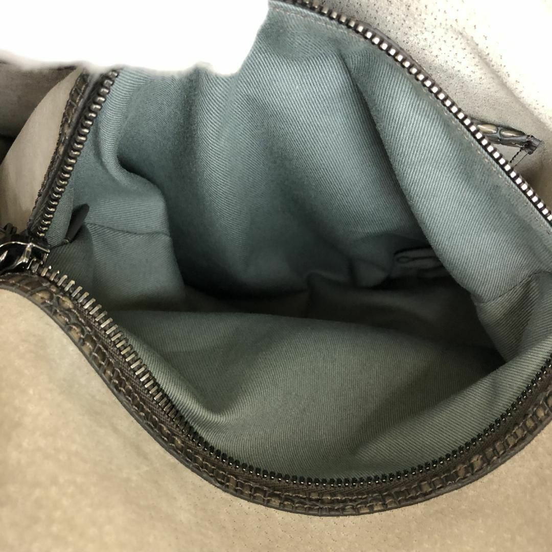 HIROFU ヒロフ 2WAYバッグ カーキ リザードの通販 by なこ's shop|ラクマ