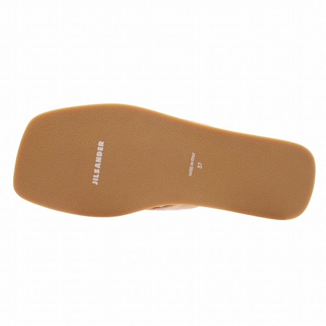 Jil Sander - ジルサンダー スクエアトゥ トングサンダル セーム革