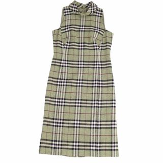 バーバリー(BURBERRY) ひざ丈ワンピース(レディース)（ノースリーブ