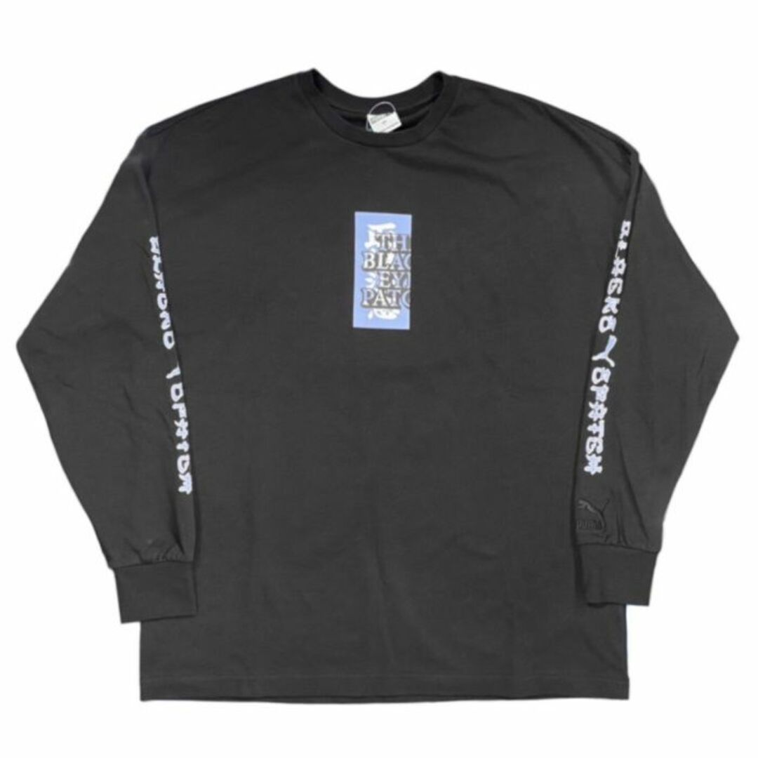 PUMA マンチェスターシティ ブラックアイパッチ LS Tシャツ 黒 XL