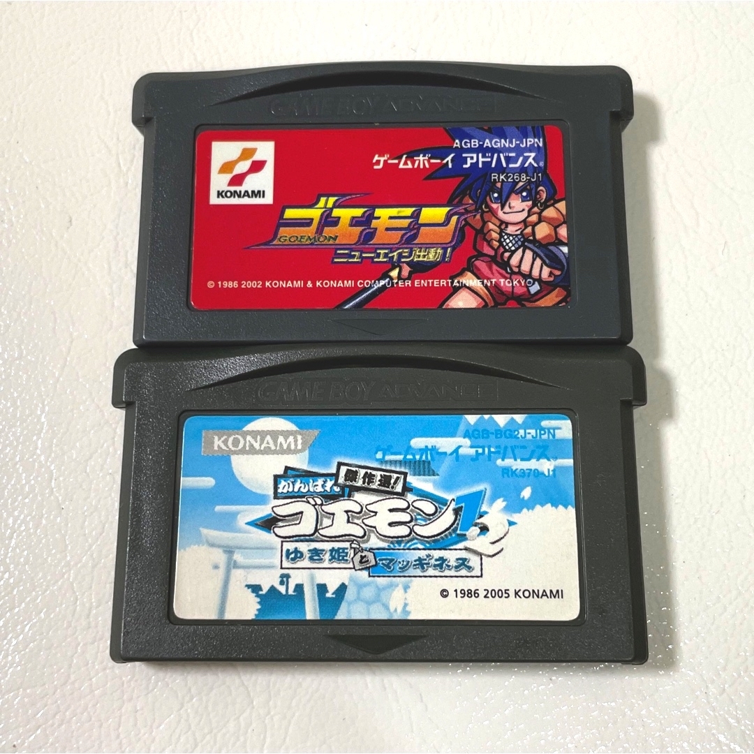 傑作選！ がんばれゴエモン1・2 ゆき姫とマッギネス GBA