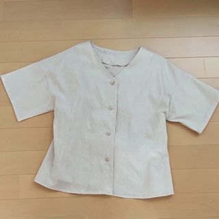 シマムラ(しまむら)の新品　しまむら　ayano ブラウス　L(シャツ/ブラウス(半袖/袖なし))