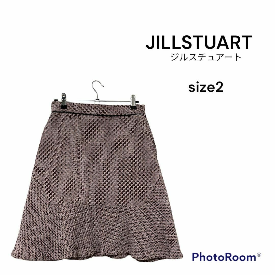 JILLSTUART(ジルスチュアート)のJILLSTUART ジルスチュアート　スカート　ピンク　2サイズ　春服 レディースのスカート(ひざ丈スカート)の商品写真