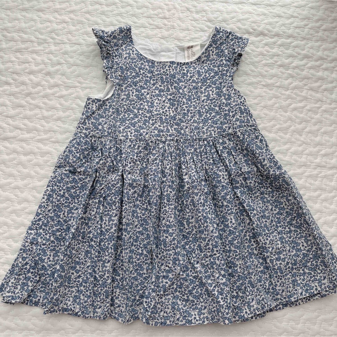 H&M(エイチアンドエム)の♡小花柄コットンワンピース♡ キッズ/ベビー/マタニティのベビー服(~85cm)(ワンピース)の商品写真