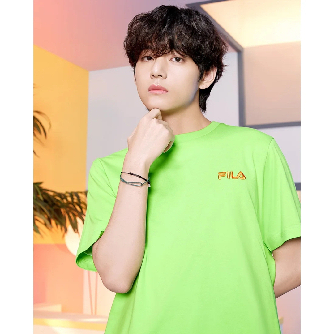 防弾少年団(BTS)(ボウダンショウネンダン)のFILA Tシャツ テテ テヒョン TATA BTS BT21 tinytan エンタメ/ホビーのタレントグッズ(アイドルグッズ)の商品写真