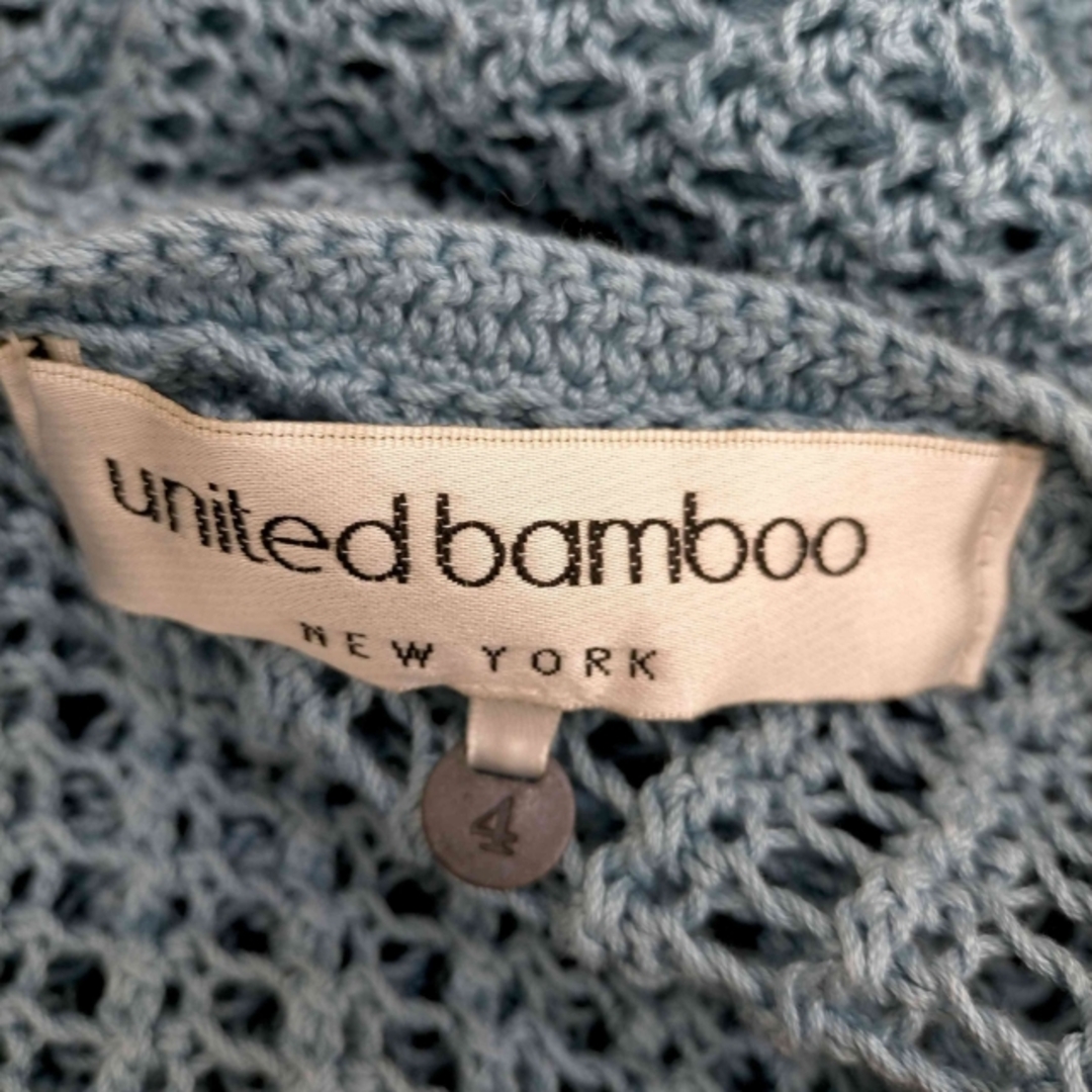 united bamboo(ユナイテッドバンブー)のunited bamboo(ユナイテッドバンブー) ロングスリーブメッシュニット レディースのトップス(ニット/セーター)の商品写真