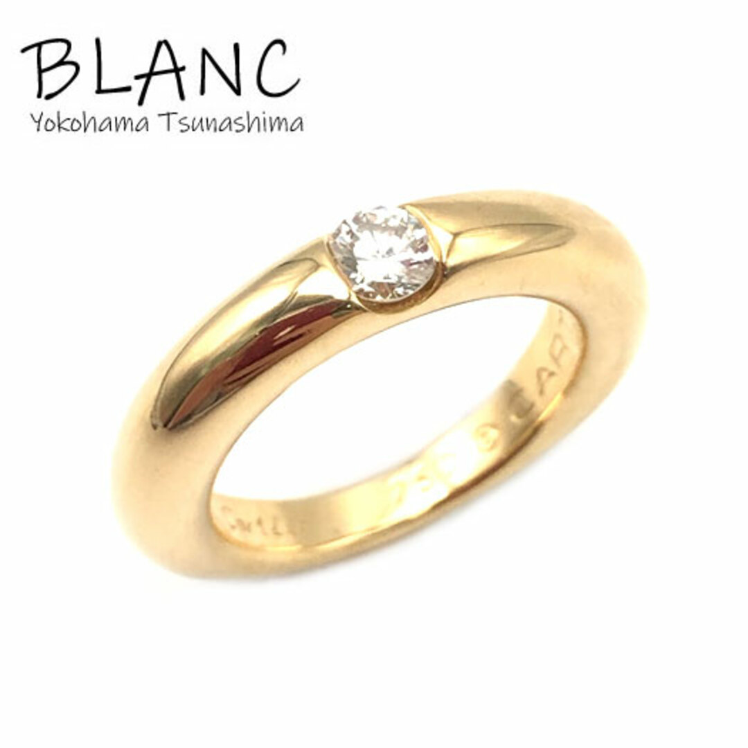 カルティエ エリプス リング 1Pダイヤ 0.25ct #50 K18YG イエローゴールド 指輪 約10号 ジュエリー CARTIER 横浜BLANC | フリマアプリ ラクマ