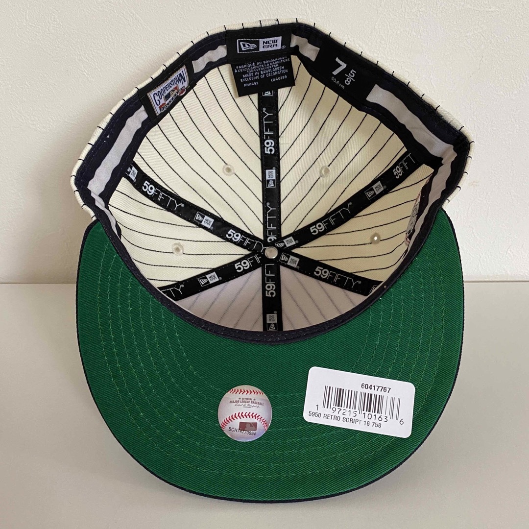 New Era Cap 5/8 ツバ裏グリーン ニューエラ ヤンキース キャップ