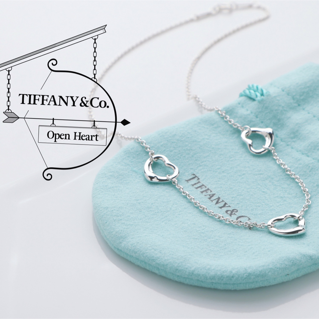 Tiffany & Co. - トッシー様専用 極美品 TIFFANY オープンハート 3