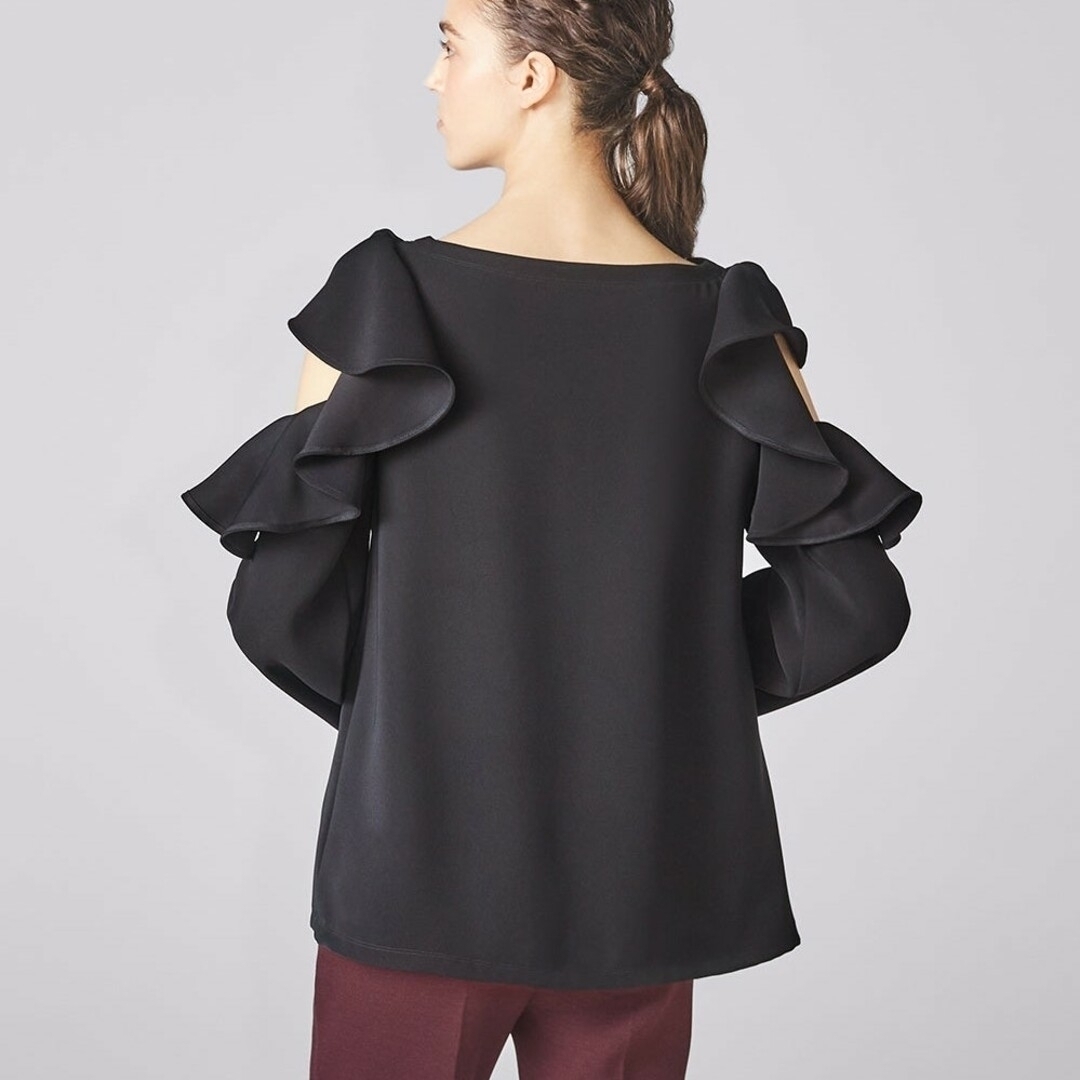 ADEAM❤️TOP ブラックキャンドルトップ ウォッシャブル FOXEY-eastgate.mk