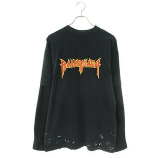 Balenciaga - バレンシアガ 22SS 608631 TMV88 メタルロゴシャツ