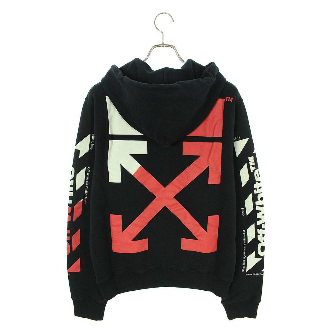 OFF-WHITE - オフホワイト 19SS DIAG SPLIT LOGO SLIM HOODIE