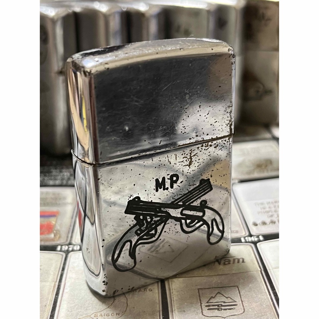 【ベトナムZIPPO】本物 1962年製ベトナムジッポー「MP」ヴィンテージ