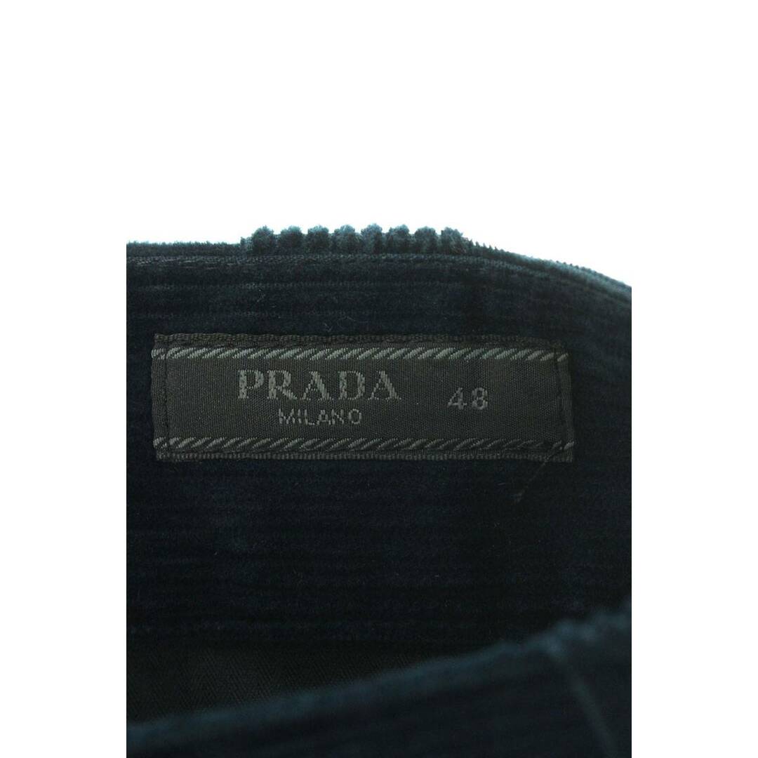 PRADA - プラダ SPG32 S182 1RL7 三角プレートデザインコーデュロイ