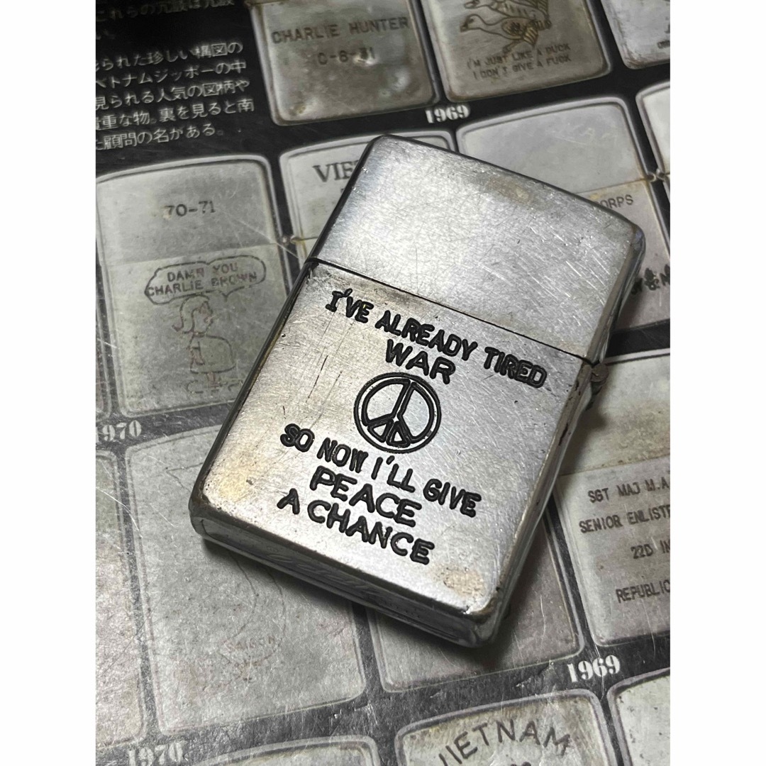 正規品人気SALE ZIPPO 本物1970年製ベトナムジッポー「第101空挺師団」CAMの通販 by t-ishi's shop｜ジッポーならラクマ 