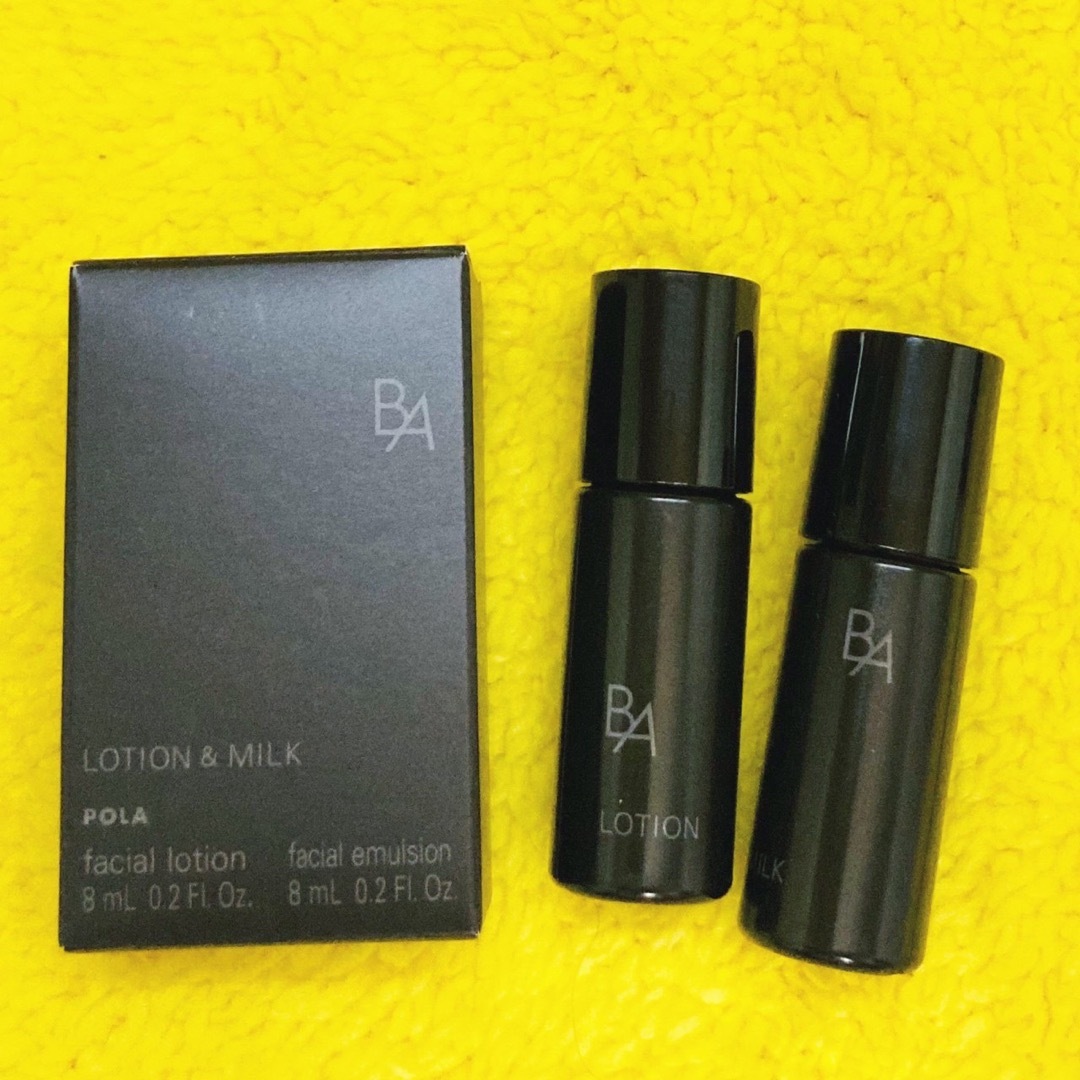 B.A(ビーエー)の【サンプル】POLA BAローション&ミルク　8ml ×4個セット コスメ/美容のキット/セット(サンプル/トライアルキット)の商品写真