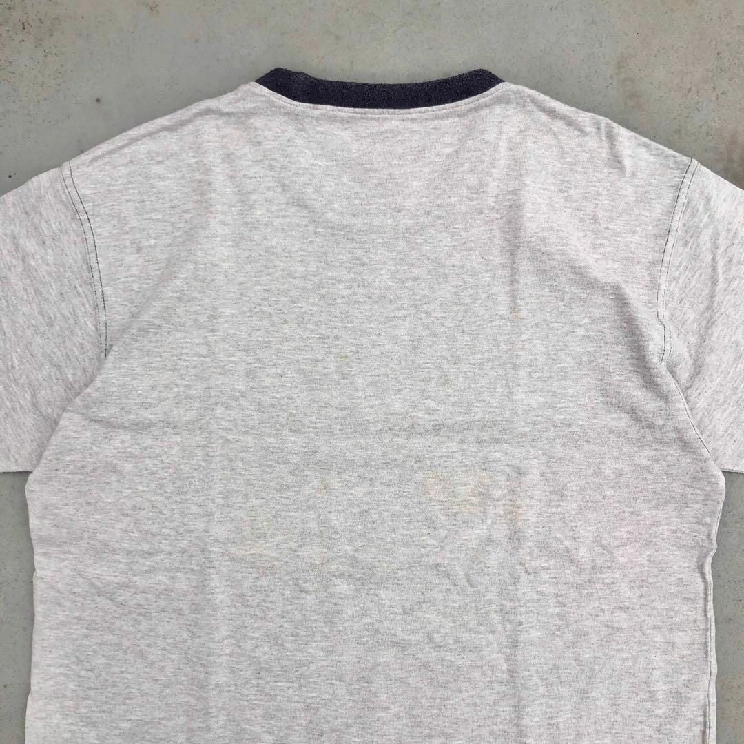 ellesse(エレッセ)のellesse 刺繍ロゴ リンガーTシャツ M グレー 在原みゆ紀 あいみょん メンズのトップス(Tシャツ/カットソー(半袖/袖なし))の商品写真