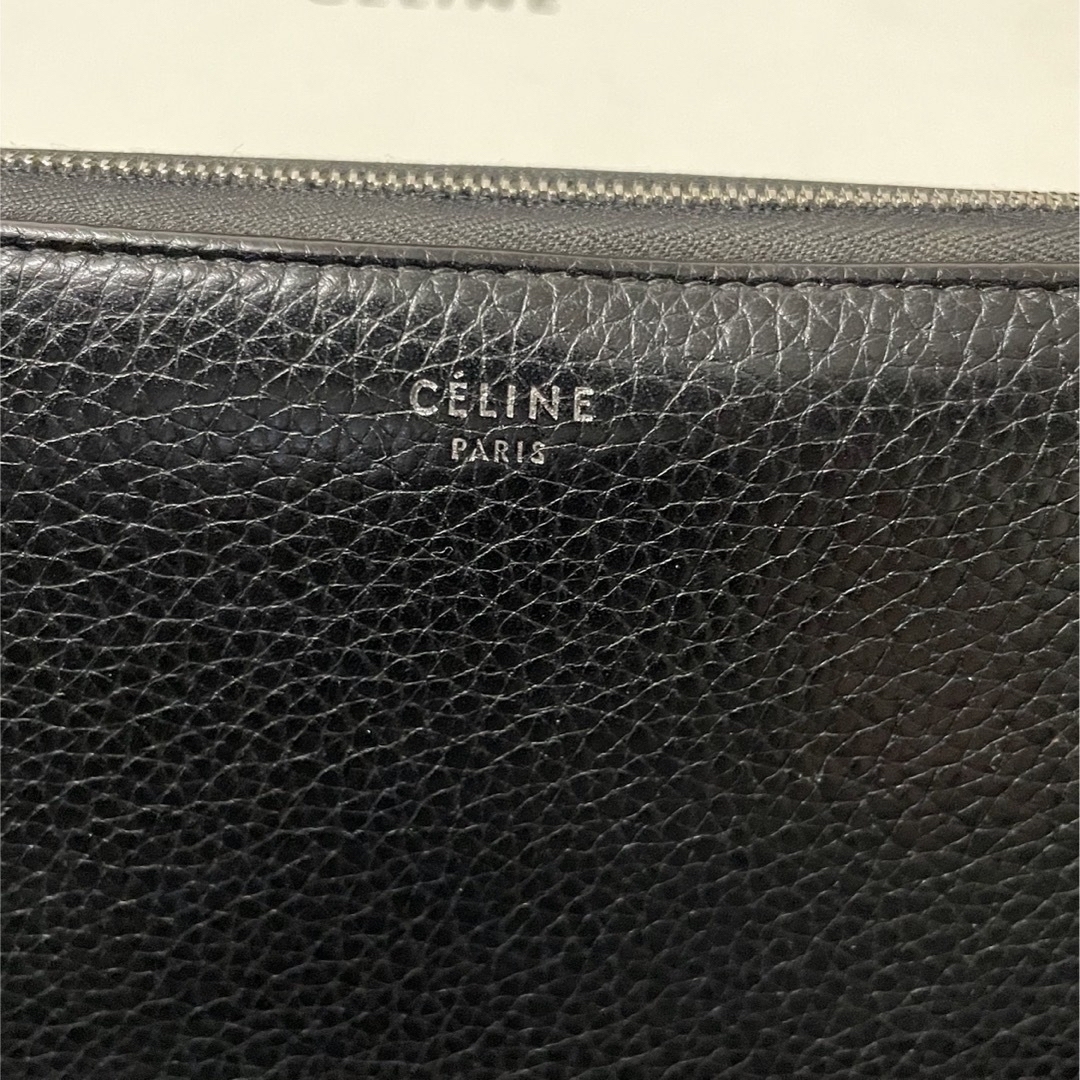 CELINE セリーヌ ラウンドファスナー 長財布 レザー 財布 CELINE セリーヌ ラウンドファスナー 長財布 レザー 財布