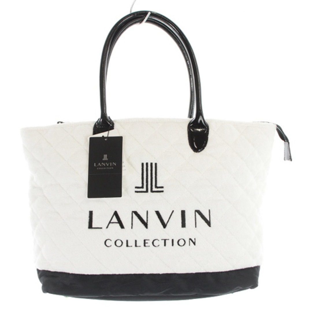 LANVIN - ランバン コレクション ハンドバッグ 白 黒の+radiokameleon.ba