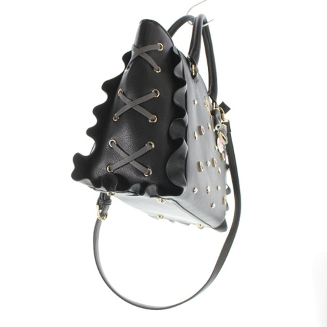 Samantha Vega(サマンサベガ)のサマンサベガ クロミ ビジュー フラッター ショルダーバッグ 黒 レディースのバッグ(ショルダーバッグ)の商品写真