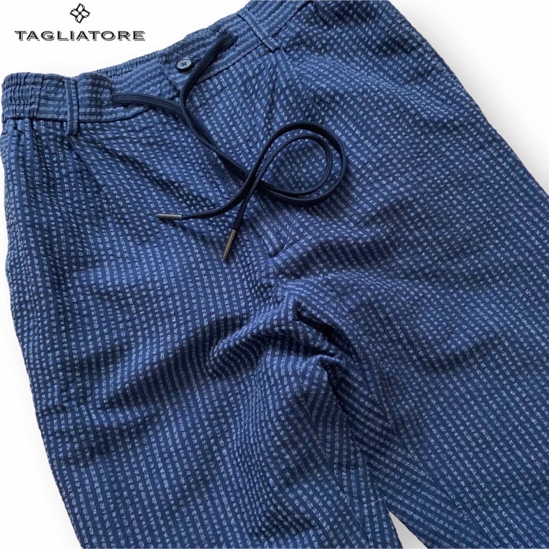 TAGLIATORE - 極美品/TAGLIATORE/Brilla別注/ドローコードシアサッカー