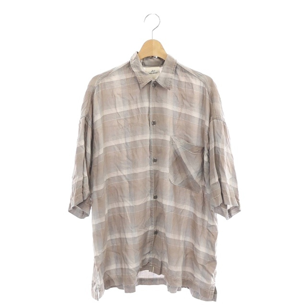 レミレリーフ 22SS CHECK 2WAY SHIRT チェックシャツ | フリマアプリ ラクマ