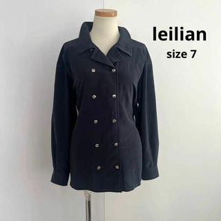 レリアン(leilian)のleilian レリアン ジャケット　ネイビー　7サイズ　長袖　春服(テーラードジャケット)