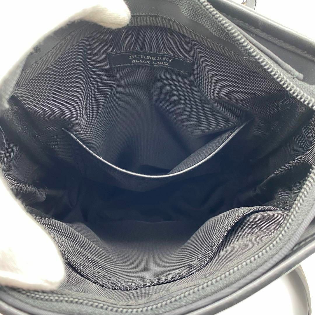 BURBERRY BLACK LABEL(バーバリーブラックレーベル)の《超美品》　バーバリーブラックレーベル　ノバチェック　ショルダーバッグ メンズのバッグ(ショルダーバッグ)の商品写真