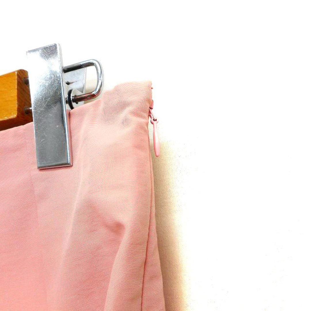 ANAYI(アナイ)のアナイ  スカート フレア ひざ丈 リボン タック サイドジップ 38 ピンク レディースのスカート(ひざ丈スカート)の商品写真
