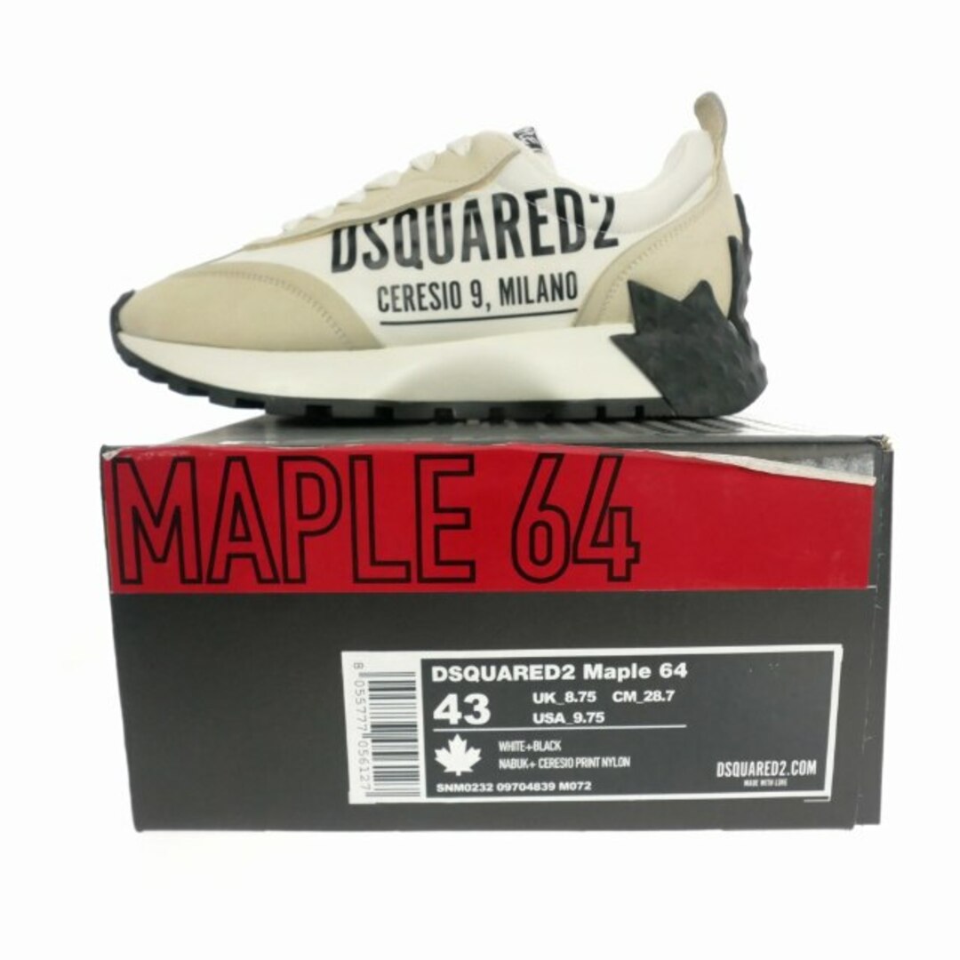 レア DSQUARED2 MAPLE64 スニーカー