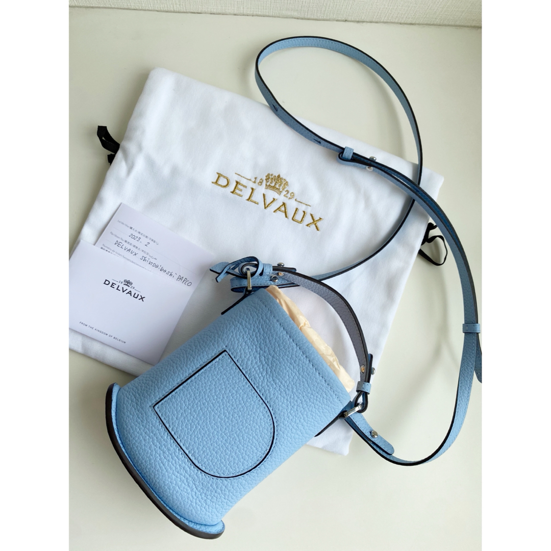 極美品　delvaux  pin toy パントイ　アズール　デルヴォー